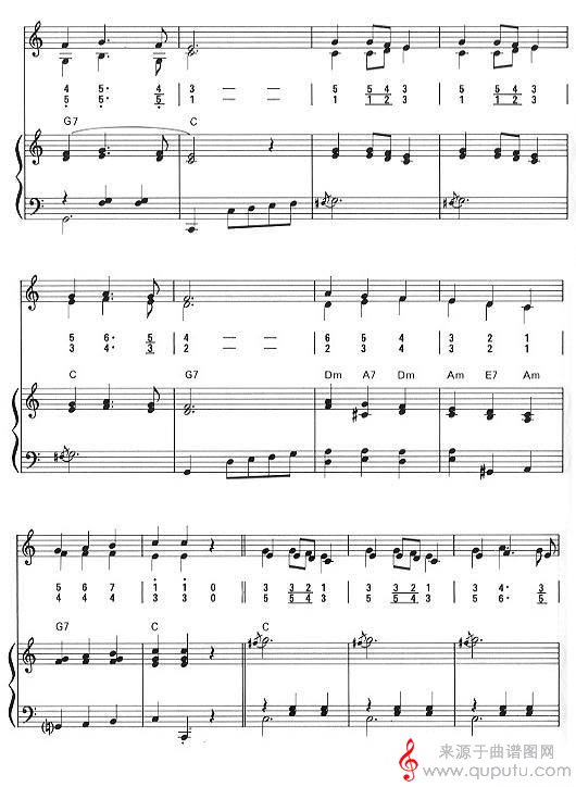 红莓果（二重奏五线谱）(口琴谱)_曲谱图网_红莓果_04