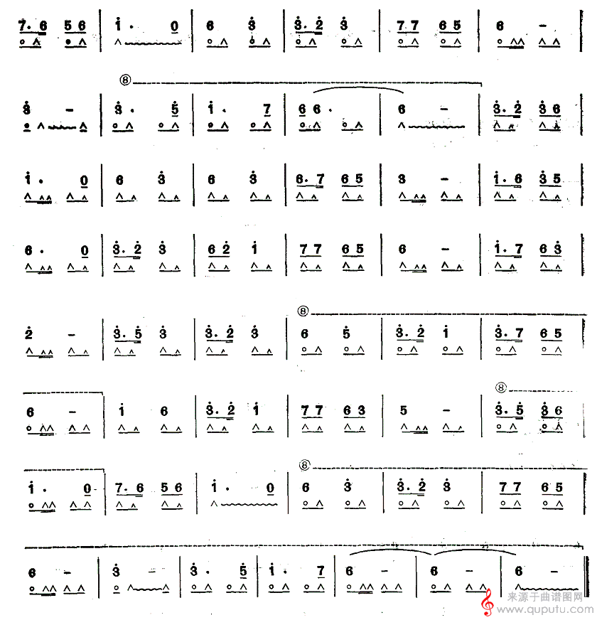 酒神曲（摘自故事片《红高粱》插曲）_曲谱图网_酒神曲_版本二_02